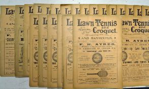 Rare and early 1901/02 Lawn Tennis and Croquet magazines – to incl Vol. VI no 127 April 24th 1901 to