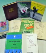 Houghton, George related signed book collection (6) - both golf and other related titles - 2 with