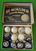 5 x 100% wrapped golf balls in makers original box together with 7x others incl a wrapped Spalding