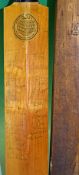 1948 England & Australia signed junior Cricket bat – 16 Australia signatures, to include Barnes x 2,