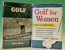 Ladies Golf – signed to incl “Golf" by Patty Berg 1st ed 1941 and signed to the title page c/w