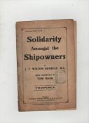 Judaica – the Jews and the World Wars – WWI – Solidarity amongst the Shipowners by J T Walton