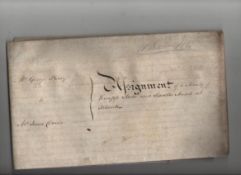 Somerset – Chard – sale of a Mill indenture between George Berry of Chard and Isaac Deane dated