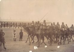 India & Punjab – Sikhs Troops at 1903 Deli Durbar – albumen photograph of the Delhi Durbar of 1903