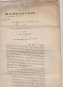 Judaica file of papers relating to a case in the Chief Rabbi’s Court of Arbitration settling a