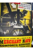 WWII – Poster – If this Man lets the bearings run hot you may lose 8000 tons of ore – send him