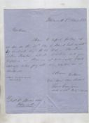 Maritime – Naval – Admiralty Droits archive of approx 33 original ms documents dated 1850s all