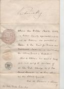 A famous legal case which lasted almost 70 years ! Autograph – Queen Victoria – legal document