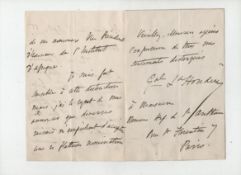 Military – autograph – John Hobart Second Baron Howden aide de camp to Wellington autograph letter