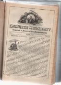 The Great Exhibition 1851 bound volume of The Engineer and Machinist magazine covering the years
