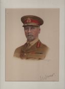 Autographs – Field Marshal Smuts South African leader during WWWII fine portrait showing him hs