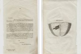 Smuggling printed document issued by the Custom-House London dated January 4th 1825 being a circular