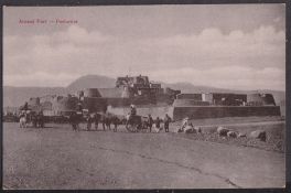 India rare postcard dated c1900 showing the Jamrud Fort Built by the Sikh General Hari Singh Nalwa.