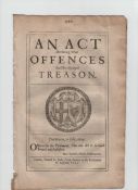 English Civil War – The Treason Act of the Commonwealth An Act declaring what offences shall be