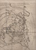 Antique Map – World from the North Pole A Physical Planisphere wherein are represented all the known