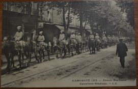 India WWI Postcard Sikhs entering France during the Great War 1914 – old vintage postcards showing