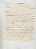 Maritime – Dutch wars fine retained copy of a private naval dispatch to Vice Admiral Sir John Gore