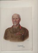 Autographs – Field Marshal Smuts South African leader during WWWII fine portrait showing him hs