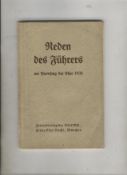 WWII – Hitler Rede des Fuhrers am Parteitage der Ehre 1936. [The Fuhrer’s speeches in 1936].