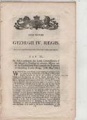 London good collection of approx 100 printed Acts of Parliament 18th/19th c all relating to the