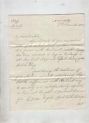Maritime – Dutch Wars naval dispatch written on a single page 8vo dated December 16th 1832 reporting