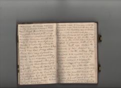 Cornwall – Pendennis Castle 1809 diary covering the period 1809-1811 addressed from Pendennis Castle