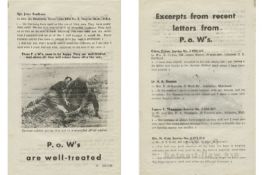 WWII – propaganda handbill German issue in July 1944 intended for British troops with the