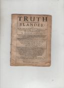 Quakers – Francis Howgill ‘Truth lifting up its head above Slander in an answer to Thomas Jakcson