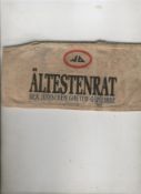WWII – the Holocaust – the Altestenrat armband with the legend ‘Altestenrat der Judischen Ghetto-