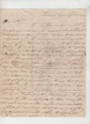 Argentina 1830s group of approx nine autograph letters (some extensive and cross written) 1836-38