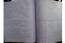 Legal manuscript commonplace book compiled by James Pringle Barclay (1796-1884) of Wickham Market