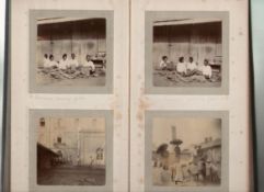 Photo album – Burma a good late 19th/early 20th c photo album with approx 100 snapshots mostly