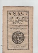 English Civil War – Cromwell is invited to name his successor The Humble Petition and Advice