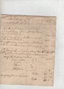 West Indies – Leeward Islands – military ms document no date but probably late 18th c being the ‘