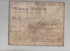 Somerset – Wells Cathedral group of approx six indentures of vellum 1772-1836 all relating to