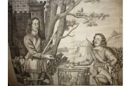 Scarce history of the English Civil War with two fine plates attributed to Wenceslaus Hollar –