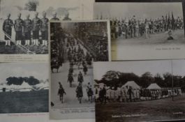 India – Sikh Troops at Hampton Court Palace Five vintage postcards of the Indian contingent for