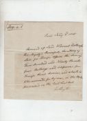 Wellington’s secret service immediately before Waterloo – Autograph – Duke of Wellington document