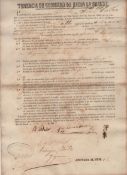 Slavery – Chinese Slavery in Cuba An original renewal contract for a slave worker- ensuring that the