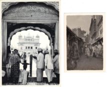 India – 2 Original vintage Amritsar photographs. Two vintage photographs of Amritsar showing an