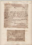 Theatre – autograph – William Smith actor the first to play Charles Surface in ‘School for