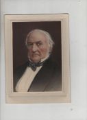 Ephemera – original art – William Ewart Gladstone British Prime Minister portrait by A W Statters [