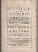 Ephemera – Customs and Excise Report of the House of Commons on frauds and abuses in the customs
