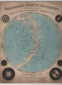 Ephemera – celestial chart Transparent Chart of the Heavens for the latitude of Great Britain^