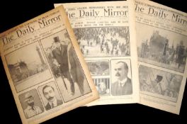 Ireland – the Easter Rising a complete run of the Daily Mirror from April 25th 1916 through to May