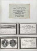 Airships – R101 a memorial card issued in the wake of the R101 airship disaster^ featuring an