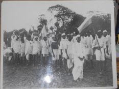 Rare Gandhi Photo Salt Protest photograph dated 1930 an exceptional photograph of Gandhi and his