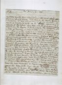 French Revolution – William Augustus Miles extraordinary autograph letter^ significantly not signed^