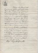Art and artists – Augusto Rivalta – Italian sculptor manuscript document signed twice^ in both