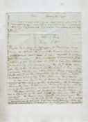 An eye witness account of the French Revolution – William Augustus Miles remarkable autograph letter